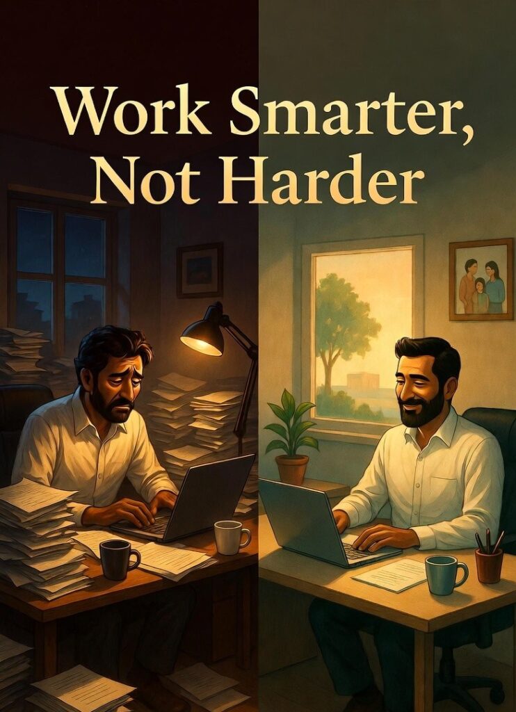 work smarter not harder
